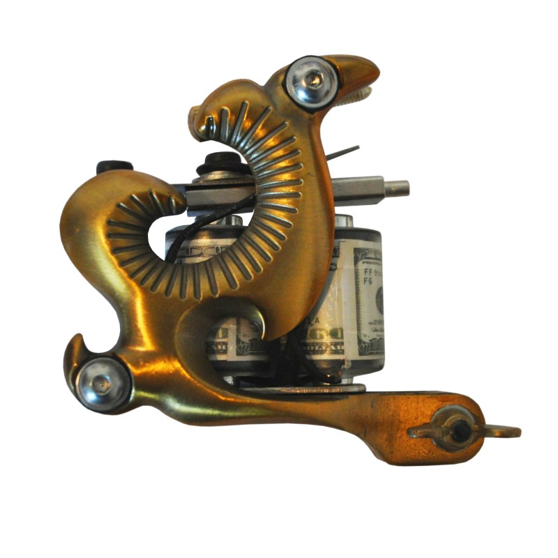 Gold Serpent Professional Tattoo Machine Gun 
